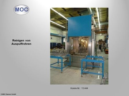 Reinigen von Auspuffrohren