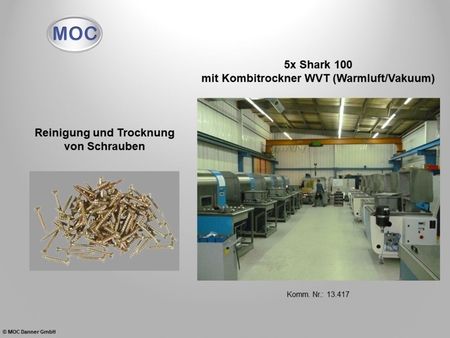 5x Shark 100 mit Kombitrockner WVT
