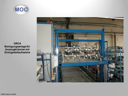 ORCA Reinigungsanlage für Ansaugkrümmer mit Drehgestellaufnahme
