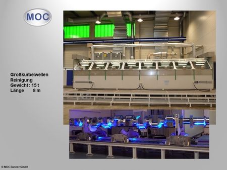 Großkurbelwellen Reinigung