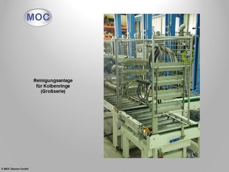 Reinigungsanlage für Kolbenringe (Großserie)