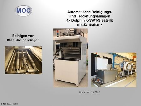 Reinigen von Stahl-Kolbenringen